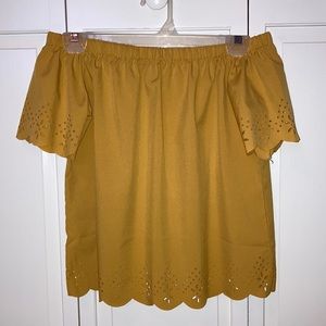 Off the shoulder shirt